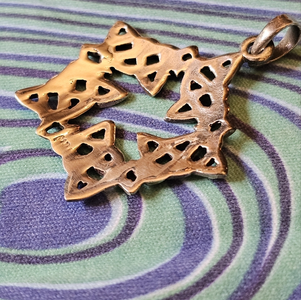 Handcrafted Solid Sterling Silver Celtic Knot 5 F… - image 7